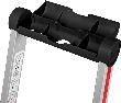 Stufenstehleiter, mit Plattform, eloxiert Produktbild img4 S