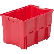 Drehstapelbehälter Serie DLK, rot Produktbild