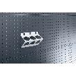 Rundhalter schräg 3-fach B 225 mm bis max.D 68 mm für Lochplatten bott Produktbild img1 S