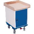 Rollschrank 150kg B575xT660xH905mm RAL 7035/5010 1 Schrank VarioFit Produktbild