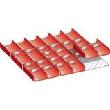 Muldeneinsatz-Set für FH 50 mm 27x27 E 2-tlg,9 Mulden,20 Wände D 70 mm LISTA Produktbild
