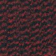 Schmutzfangmatte Vyna-Plush, schwarz-rot Produktbild