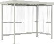 Raucherunterstand Jena Maxi B2960xT1580xH2360mm RAL 9002 grauweiß Produktbild