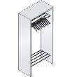Offene Garderobenanlage Produktbild