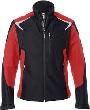 Kübler BODYFORCE Ultrashell Jacke 1625 5374-9955 schwarz/mittelrot Produktbild