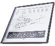 Sichttafeln graphit, Pckg. a 5 Stück VARIO Produktbild