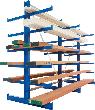 Doppelseitiges Kragarmregal META MULTISTRONG ST Produktbild img2 S