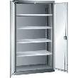 Schwerlastschrank mit Türen und 4 Verstellböden Produktbild img1 S