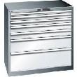 Schubladenschrank mit 7 Schubladen (1x50, 2x75, 2x100, 1x200, 1x300 mm) Produktbild img1 S