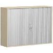Querrollladenschrank zu Büromöbelserie "Pro", mit 4 Einlegeböden Produktbild img1 S