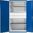 Schwerlastschrank ohne Mittelwand, mit 2 Schubladen Produktbild img1 S