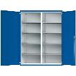Schwerlastschrank mit Mittelwand und 8 Einlegeböden, Breite 1485 mm Produktbild