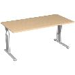 Schreibtisch Flex, C-Fuß, HxBxT: 680–820x1600x800 mm Produktbild