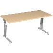 Schreibtisch Flex, C-Fuß, HxBxT: 680–820x1800x800 mm Produktbild