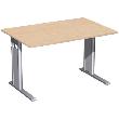 Schreibtisch C-Fuß "Pro", HxBxT: 680–820x1200x800 mm Produktbild
