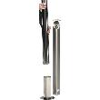 Ascher Standsäule H 103 Edelstahl matt Produktbild