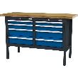 Kastenwerkbank, 1500 mm, 8 Schubladen Produktbild img1 S