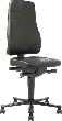 Bimos Arbeitsstuhl 9643-2571 All-In-One 2 Sitzhöhe 450-600 mm mit Rollen, Kst. schwarz Produktbild img2 S