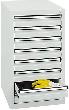 Schubladenschrank, 900x500x500 mm, Schubladen 8x 100 mm Produktbild img2 S
