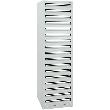 Schubladenschrank, 1800x500x500 mm, Schubladen 17x 100 mm Produktbild