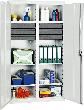 Werkzeug- und Materialschrank Serie 3000, 6 Schubladen, 6 Wannenboden, Mitteltrennwand Produktbild