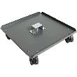 Rollenuntersatz D75 mm RAL 7016 4 Lenkrollen stumpf Produktbild