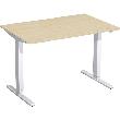 Schreibtisch Typ Flex, HxBxT: 650–1250x1200x800 mm Produktbild