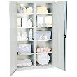 Werkzeug- und Materialschrank Serie 2000, 8 Fachböden und Mitteltrennwand Produktbild