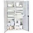 Werkzeug- und Materialschrank Serie 2000, 14 Schubladen, 4 Fachböden, Mitteltrennwand Produktbild