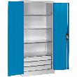 Großraum-Werkzeugschrank (RAL 7035/5012), 3 Schubladen unten Produktbild
