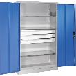 Großraum-Werkzeugschrank (RAL 7035/5012), 3 Schubladen mittig Produktbild