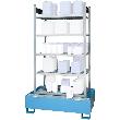 Kleingebinde-Gefahrstoffregale mit lackierter Standwanne Produktbild
