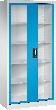 Schwerlastschrank, mit Flügeltüren, RAL 7035/5012 Produktbild img1 S