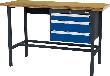 Arbeitstisch, 3 Schubladen 100/2x 150 mm Produktbild