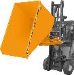 Späne-Kippbehälter, mit Abrollsystem, Typ EXPO®-E, RAL 2000 Produktbild img3 S