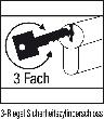Schwerlastschrank ohne Mittelwand, mit 3 Schubladen FH 120 mm Produktbild img7 S