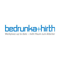 Markenlogo von bedrunka-hirth Arbeitsplatzlösungen