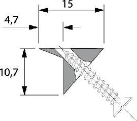 Rückwandverbinder RV 8 Produktbild
