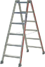 Stufenstehleiter, beidseitig begehbar Produktbild