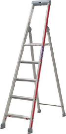 Stufenstehleiter, mit Plattform, einseitig begehbar Produktbild