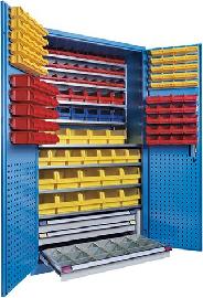 Großraumschrank, mit Lagersichtbehälter Produktbild