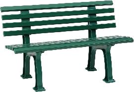 Gartenbank IBIZA 2-Sitzer Länge 1200 mm grün Blome Produktbild