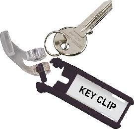 Schlüsselanhänger KeyClip, farbig sortiert Produktbild