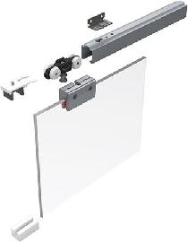 HELM Glasschiebetür HELM 53 Set, Glas Produktbild