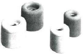 Gummi-Türpuffer mit Metall-Öse Produktbild