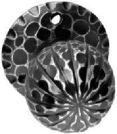 Türknopf auf Rosette 355 Produktbild