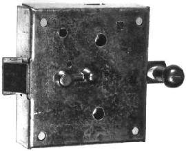 Knopfriegelschloss 932 U Produktbild