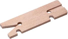 Laubsägebrettchen, mit Einspannhilfe Produktbild