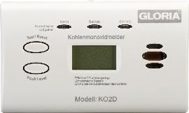 Kohlenmonoxidmelder KO2D mit Display Produktbild