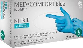 Einweghandschuhe MED COMFORT BLUE Produktbild